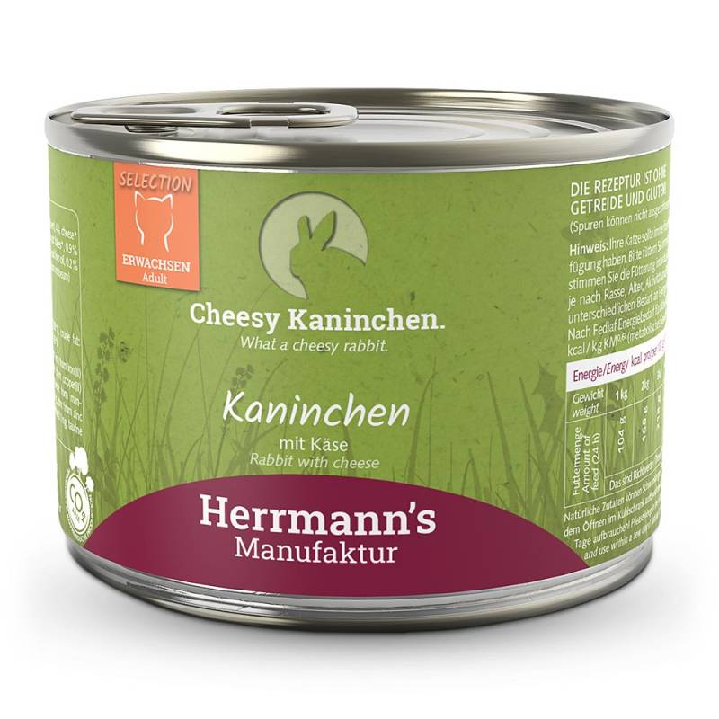 Herrmann's | Kaninchen und Käse | Selection Adult | 12 x 200 g von Herrmanns