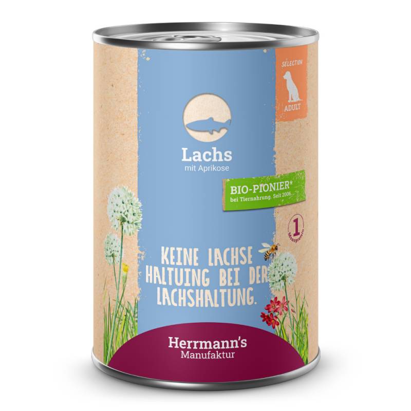 Herrmann's | Lachs mit Aprikose | Selection Adult | 12 x 400 g von Herrmanns