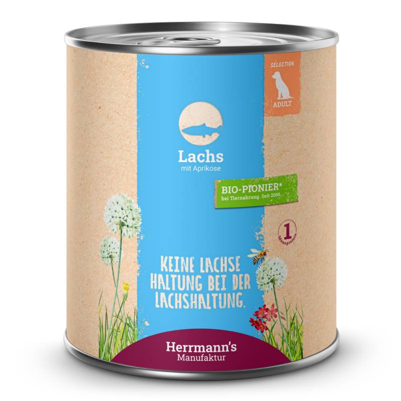 Herrmann's | Lachs mit Aprikose | Selection Adult | 12 x 800 g von Herrmanns