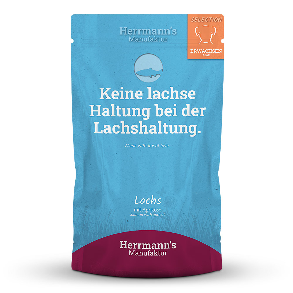 Herrmann's | Lachs mit Aprikose | Selection Adult | 15 x 150 g von Herrmanns