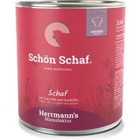 Herrmann´s Bio-Menü Sensitive 6 x 800 g - Schaf mit Bio-Zucchini und Bio-Kartoffeln von Herrmanns