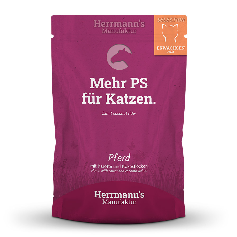 Herrmann's | Pferd mit Karotte & Kokosflocken | Selection Adult | 20 x 100 g von Herrmanns