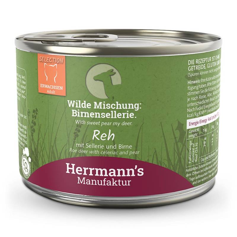 Herrmann's | Reh mit Sellerie und Birne | Selection Adult | 12 x 200 g von Herrmanns