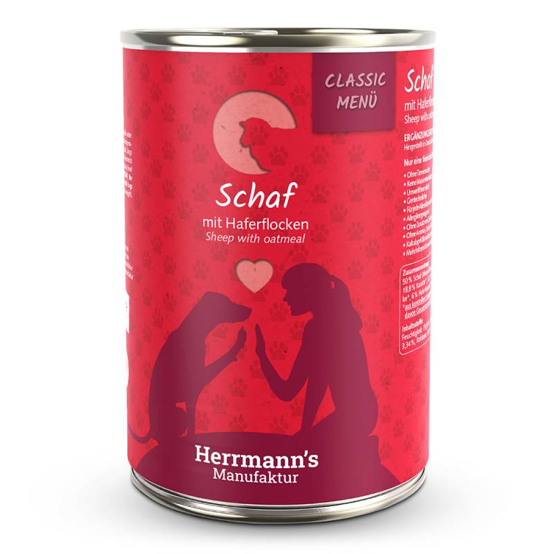 Herrmann's | Schaf mit Haferflocken | Classic | 12 x 400 g von Herrmanns