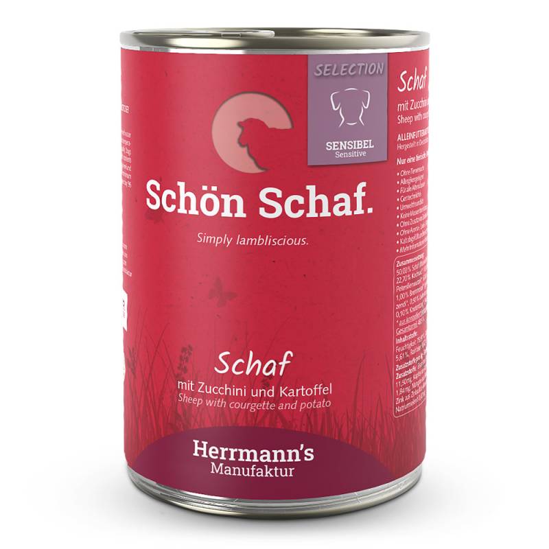 Herrmann's | Schaf mit Zucchini und Kartoffeln | Selection Sensible | 48 x 400 g von Herrmanns