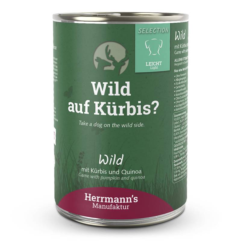 Herrmann's | Wild mit Kürbis und Quinoa | Selection Light | 6 x 400 g von Herrmanns