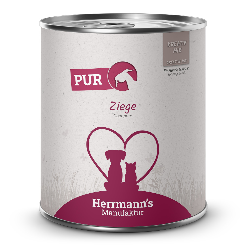 Herrmann's | Ziege Reinfleisch | Kreativ-Mix | 12 x 800 g von Herrmanns