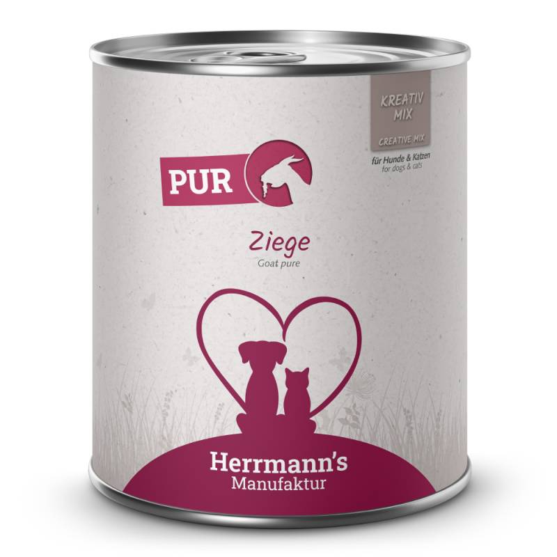 Herrmann's | Ziege Reinfleisch | Kreativ-Mix | 12 x 800 g von Herrmanns