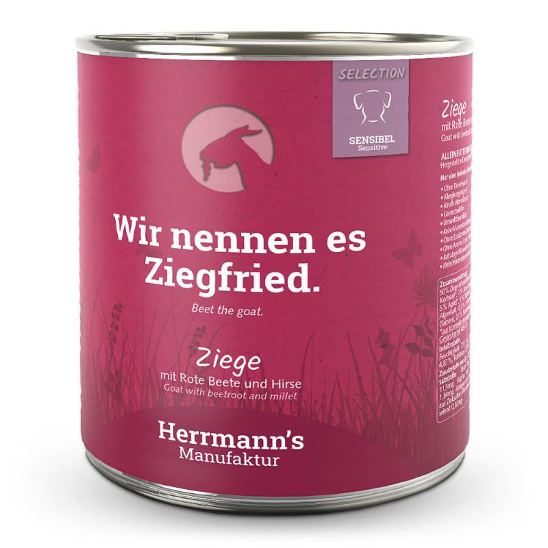 Herrmann's | Ziege mit rote Beete und Hirse | Selection Sensible | 12 x 800 g von Herrmanns