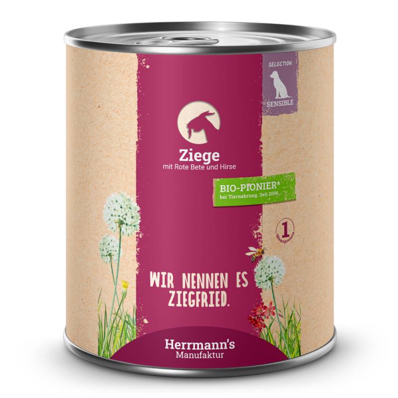 Herrmann's | Ziege mit rote Beete und Hirse | Selection Sensible | 12 x 800 g von Herrmanns