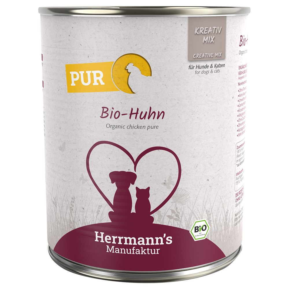 Sparpaket Herrmann´s Bio-Reinfleisch 12 x 800 g - Bio-Huhn von Herrmanns