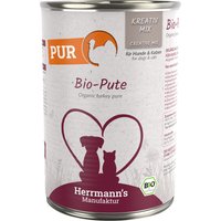 Sparpaket Herrmann's Bio-Reinfleisch 24 x 400 g - Bio-Pute von Herrmanns