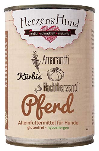 Herzenshund Pferd mit Bio-Kürbis 400g von Herzens-Hund