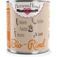 HerzensHund Adult 6x800g Bio Rind von HerzensHund