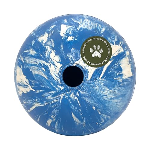 Hevea Planet Ball 2-in-1 Hundespielzeug zum Apportieren, Blau von Hevea