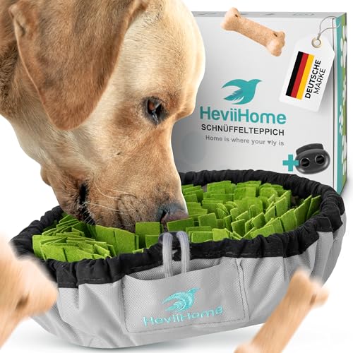 HeviiHome® - Schnüffelteppich für Hunde - Premium Materialien - Extrem Robustes Intelligenzspielzeug für Hunde - größenverstellbar und washbar - Das Interaktives Hundespielzeug für alle Hunderassen von HeviiHome