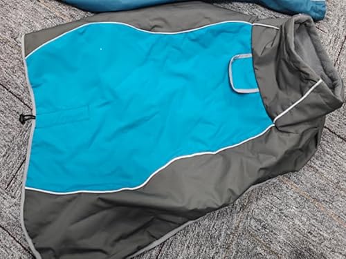 HezzLuv Wasserdicht Hundejacke, Reflektierend Winddicht Hundemantel, Warme Wintermantel mit Weichem Fleecefutter für Kleine bis Große Hunde Haustier Outdoor Camping und Wandern bei Kaltes Wetter von HezzLuv