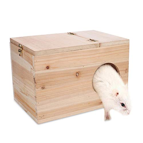 Pssopp Hamster Paarungszucht Box Papagei Zucht Nistkasten Links Offenes Fenster Große Größe Vogel Holz Brutkasten Für Kleintier Chinchilla Eichhörnchen von Pssopp