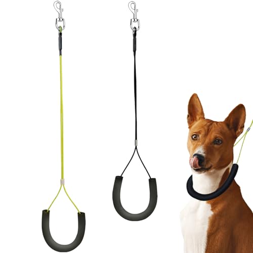 Fellpflegeschlaufe für Hunde, Bauchschlaufe, kein Sitzen, Haunch-Halter für Haustiere, Hundepflege, Arm und Tisch, stabile Schlingenschlaufe, Hundezubehör für kleine, mittelgroße und große Hunde (2 von HhiMyOct