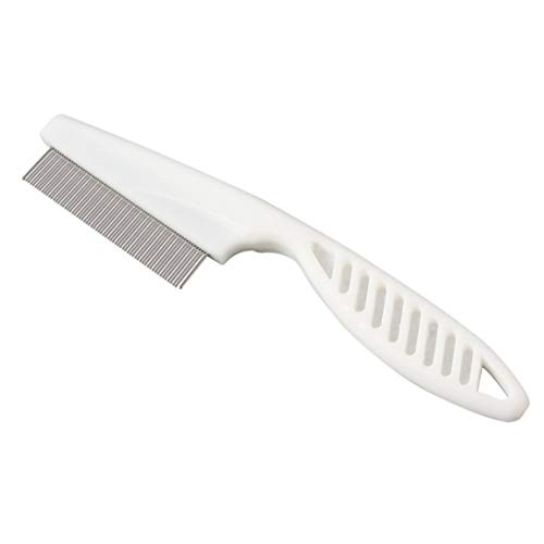 Pet Dog Hair Flohkamm Edelstahl Pin Dog Cat Grooming Brush Kamm zur Erkennung von Kopfläusen Multifunktions-Reinigungswerkzeug ➤ HibiscusElla von HibiscusElla