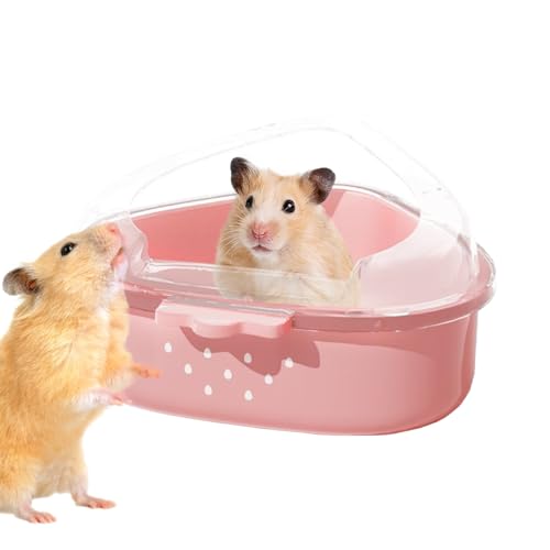 Hiemible Hamster Sandbad,Transparentes Oben Großes Hamster Sandbad - Kleintierstreu Für Schlafen Verstecken Spielen Lemming Gerbil Spielplatz Erkunden Hiemible Hamster Sandbad,Transparentes Oben Großes Hamster Sandbad - Kleintierstreu Für Schlafen Verstecken Spielen Lemming Gerbil Spielplatz Erkunden von Hiemible