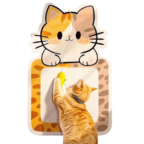 Hiemible Kratzbrett Für Katzen,Kratzbrett Für Wohnungskatzen | Selbstklebendes Kätzchen Spielzeug Wandmontage Möbelschoner Kletterübungen Spiel Hiemible Kratzbrett Für Katzen,Kratzbrett Für Wohnungskatzen | Selbstklebendes Kätzchen Spielzeug Wandmontage Möbelschoner Kletterübungen Spiel von Hiemible