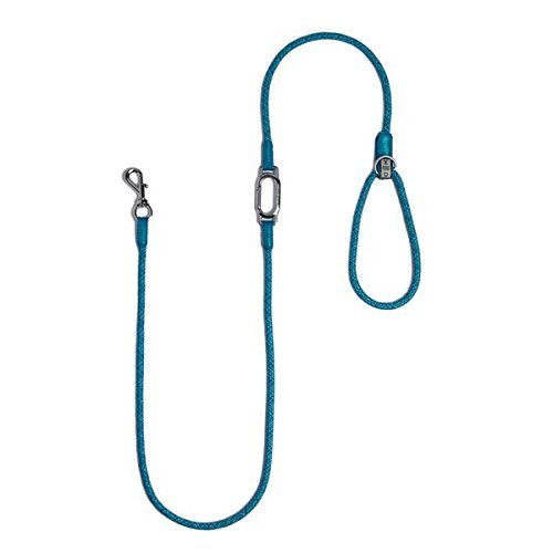 High5Dogs, Ergonomische Hundeleine, leicht und langlebig, Farbe: Blau, 7 mm Durchmesser, Länge 140 cm, ideal für Spaziergänge, bequem und sicher, Modell Leisure Clic von High5Dogs