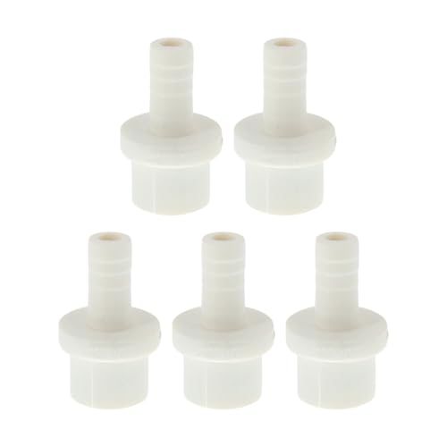 Hihaha Kunststoff-Schlauchstutzen 0,8" x0,4 Gerader Rohrverbinder Weiß 5 Stück Hihaha Kunststoff-Schlauchstutzen 0,8" x0,4 Gerader Rohrverbinder Weiß 5 Stück von Hihaha