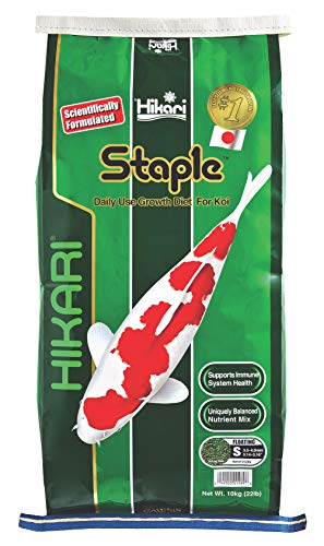 Hikari Staple Japanisches Koifutter, Inhalt:10 kg, Größe:2.7-4.0 mm von Hikari