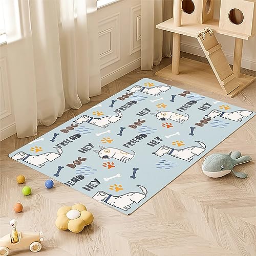 Pet Feeding Mat-Absorbent Dog Mat for Food and Water Bowl-No Stains Quick Dry Dog Water Dispenser Mat von Hikiko