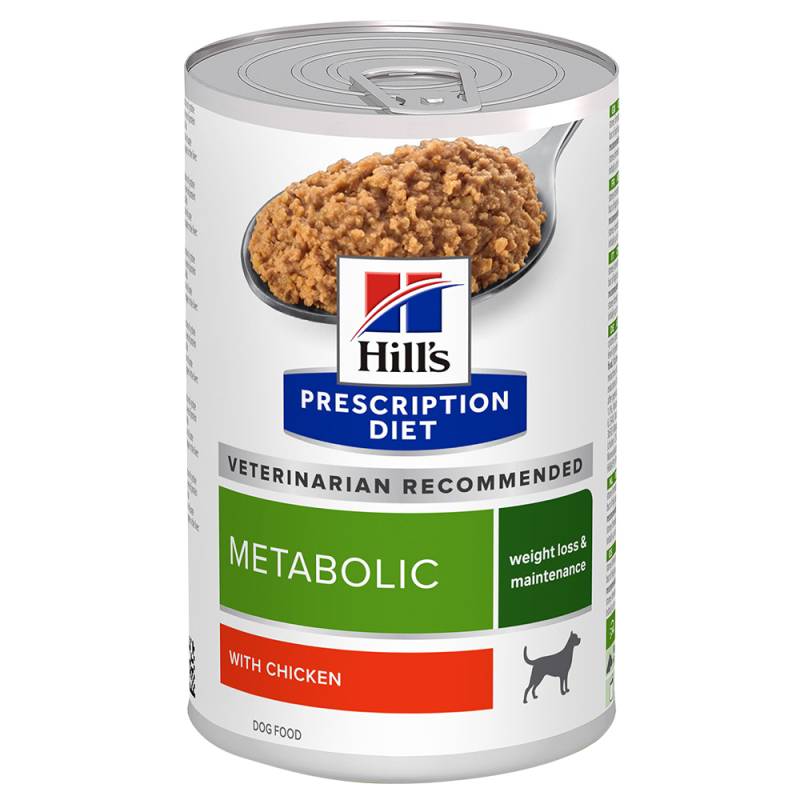 24 + 12 gratis! 36 x 200 g / 370 g Hill's Prescription Diet - Metabolic Gewichtsmanagement mit Huhn (36 x 370 g) von Hill's Prescription Diet