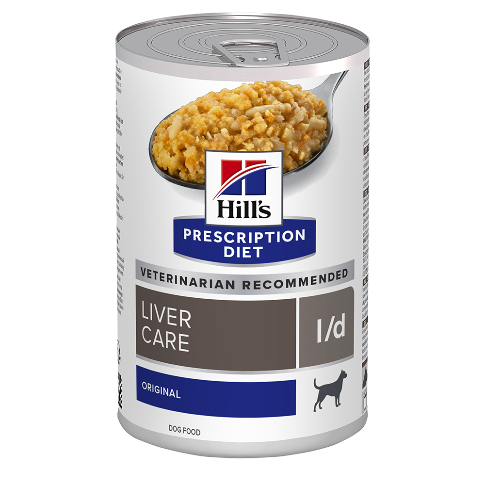 24 + 12 gratis! 36 x 350 g / 360 g / 370 g Hill's Prescription Diet - l/d Liver Care (36 x 370 g) von Hill's Prescription Diet