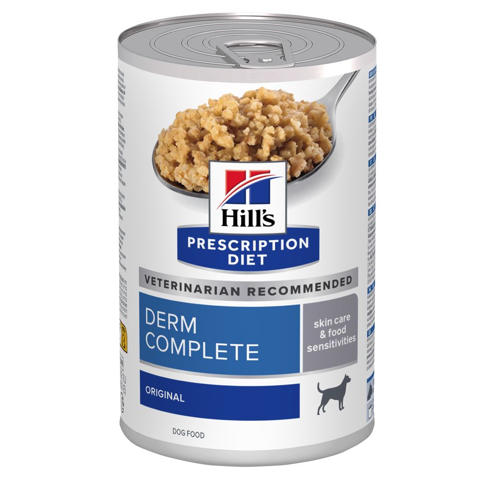 24 + 12 gratis! 36 x 360 g / 370 g Hill's Prescription Diet - Derm Complete (36 x 370 g) von Hill's Prescription Diet