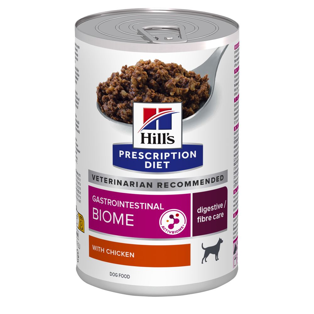 24 + 12 gratis! 36 x 360 g / 370 g Hill's Prescription Diet - Gastrointestinal Biome mit Huhn (36 x 370 g) von Hill's Prescription Diet