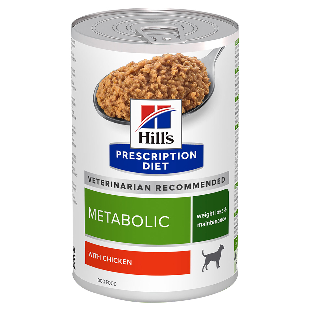 24 + 12 gratis! 36 x 360 g / 370 g Hill's Prescription Diet - Metabolic Gewichtsmanagement mit Huhn (36 x 370 g) von Hill's Prescription Diet