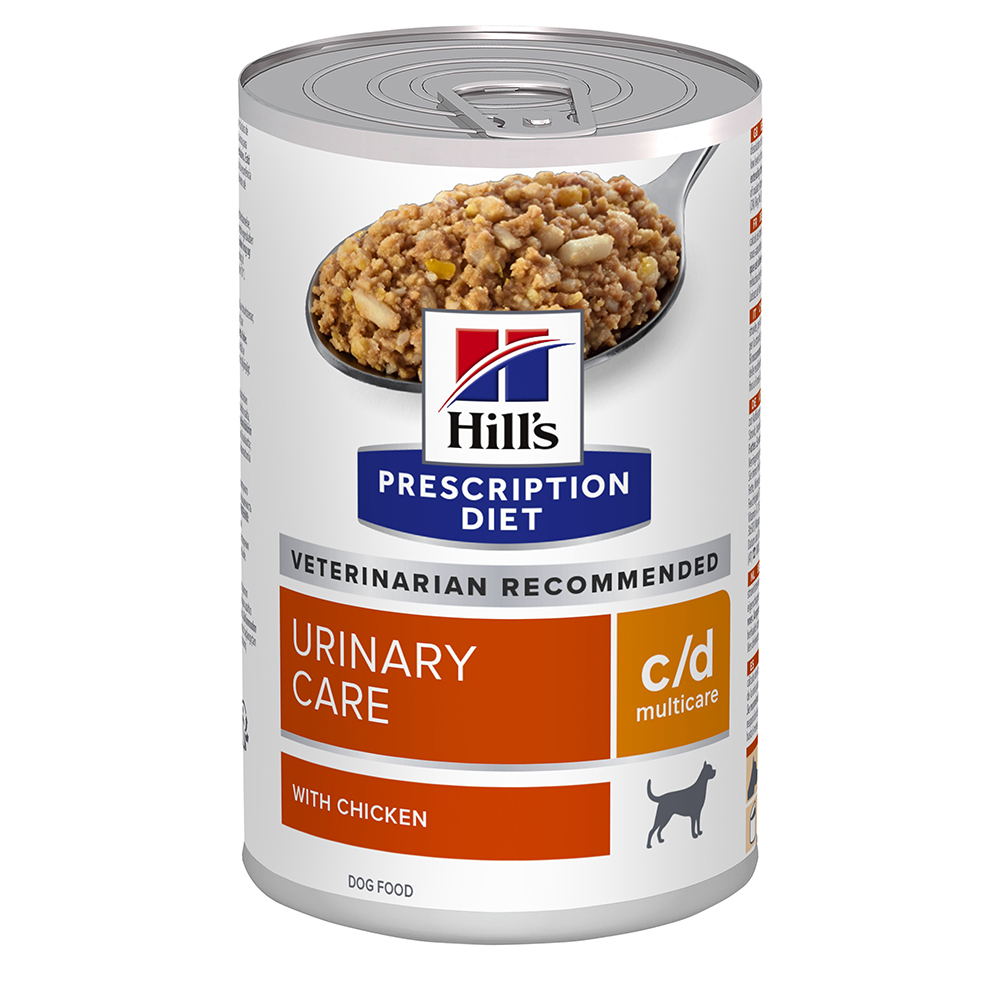 24 + 12 gratis! 36 x 360 g / 370 g Hill's Prescription Diet - c/d Multicare Urinary Care mit Huhn (36 x 370 g) von Hill's Prescription Diet