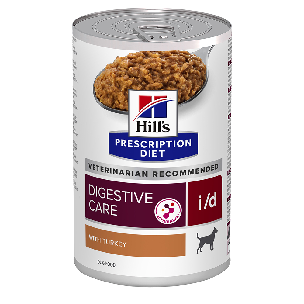 24 + 12 gratis! 36 x 360 g / 370 g Hill's Prescription Diet - i/d Digestive Care mit Truthahn (36 x 360 g) von Hill's Prescription Diet