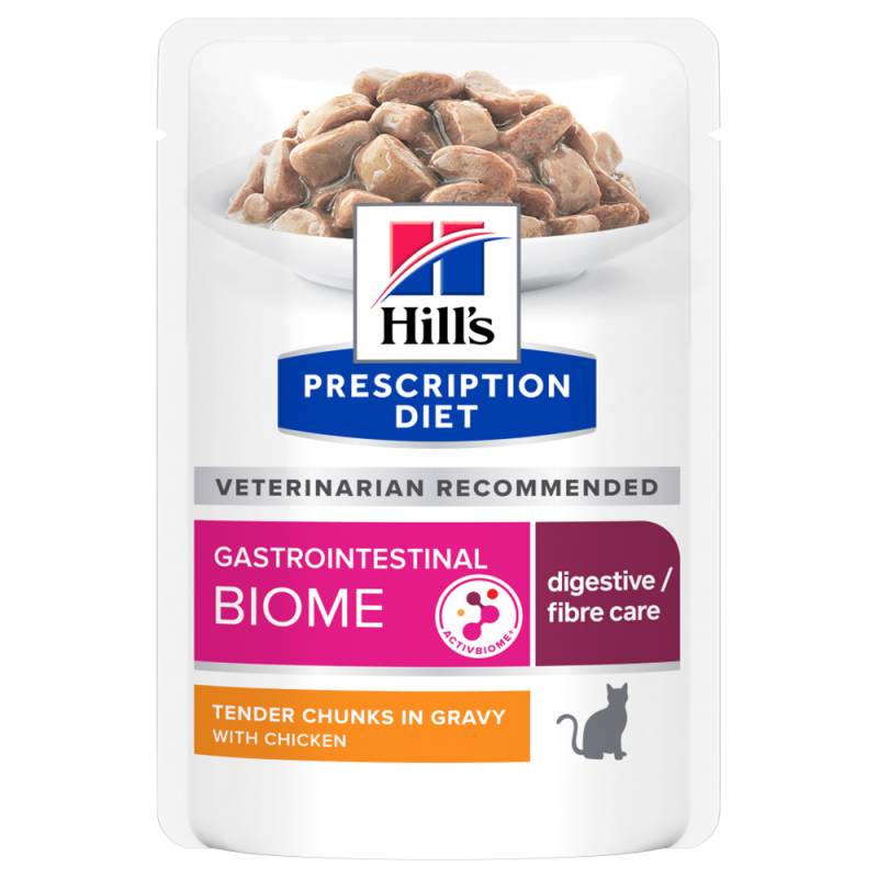 24 + 12 gratis! 36 x 85 g Hill’s Prescription Diet  - Gastrointestinal Biome mit Huhn von Hill's Prescription Diet