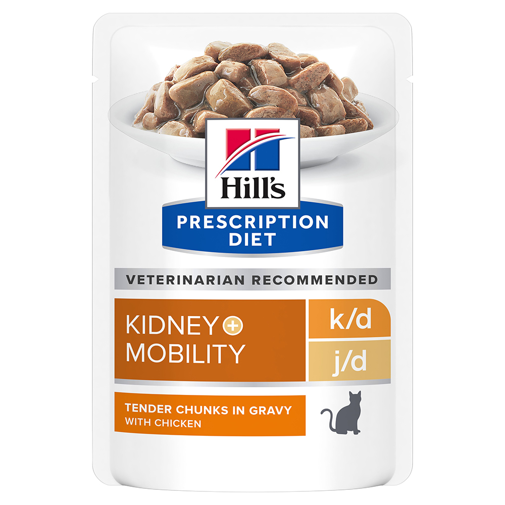 24 + 12 gratis! 36 x 85 g Hill’s Prescription Diet Nassfutter - k/d + Mobility mit Huhn 24 + 12 gratis! 36 x 85 g Hill’s Prescription Diet Nassfutter - k/d + Mobility mit Huhn von Hill's Prescription Diet