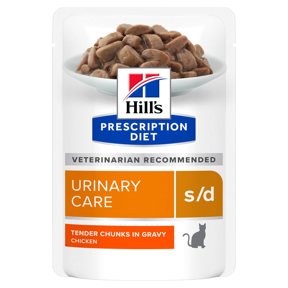 24 + 12 gratis! 36 x 85 g Hill’s Prescription Diet - s/d Urinary Care mit Huhn von Hill's Prescription Diet