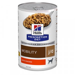Hill&apos;s Prescription Diet J/D Mobility Nassfutter für Hunde mit Huhn (Dose) 1 Palette (12 x 370 g) von Hill&apos;s Prescription Diet