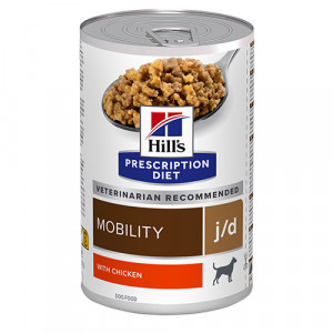 Hill&apos;s Prescription Diet J/D Mobility Nassfutter für Hunde mit Huhn (Dose) 2 Paletten (24 x 370 g) von Hill&apos;s Prescription Diet