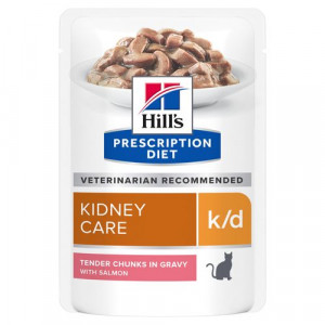 Hill&apos;s Prescription K/D Kidney Care Katzen-Nassfutter Lachs 1 Karton (12 x 85 g) von Hill&apos;s Prescription Diet