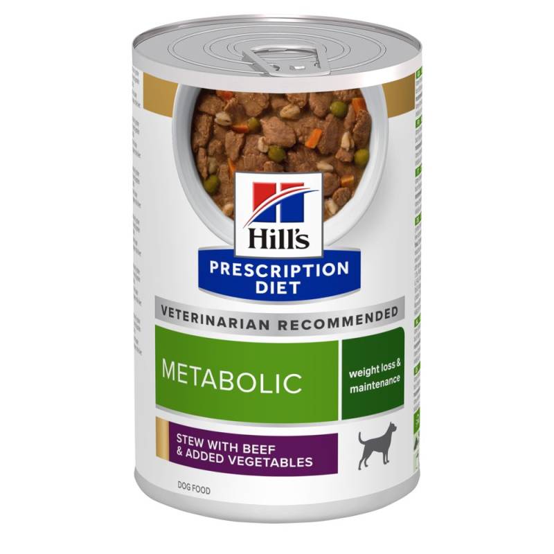 Hill's Prescription Diet Metabolic Gewichtsmanagement mit Rind & Gemüse - 24 x 354 g von Hill's Prescription Diet