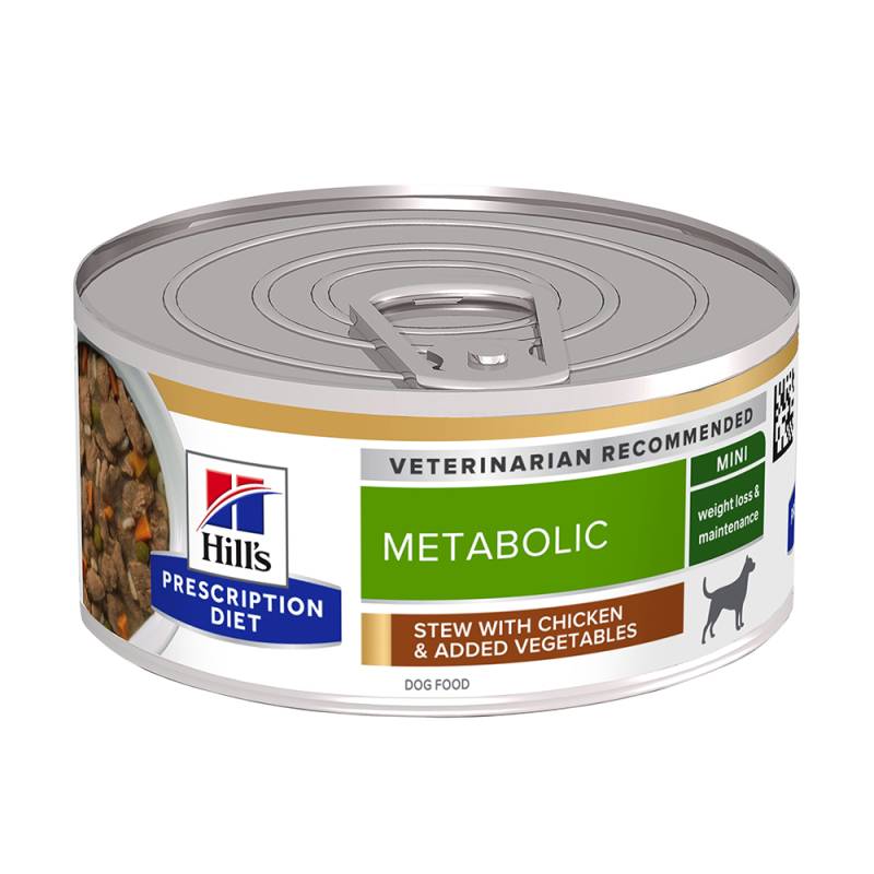 Hill’s Prescription Diet Metabolic Ragout mit Huhn & Gemüse - 24 x 156 g von Hill's Prescription Diet