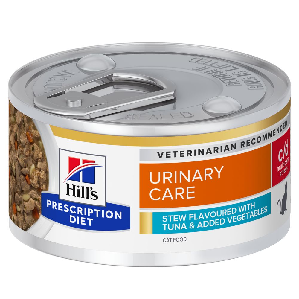 Hill's Prescription Diet c/d Multicare Stress Ragout mit Thunfisch & Gemüse - 24 x 82 g von Hill's Prescription Diet
