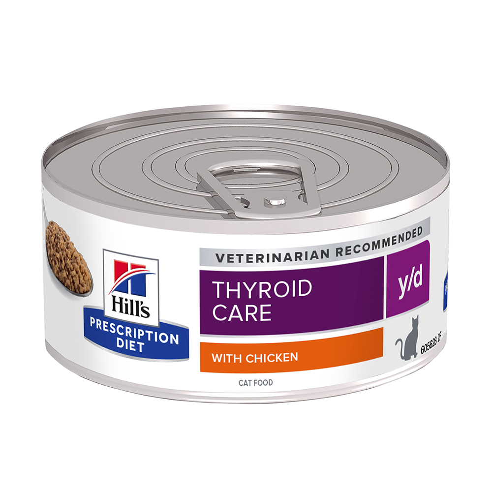 Hill's Prescription Diet y/d Thyroid Care - Sparpaket: 24 x 156 g von Hill's Prescription Diet