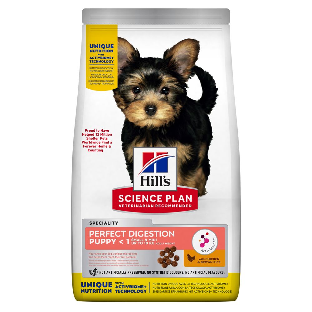 3 kg Hill's Science Plan zum Sonderpreis! - Small & Mini Puppy Perfect Digestion von Hill's Science Plan