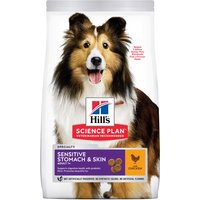 Hill's Science Plan Adult 1 + Sensitive Stomach & Skin Medium mit Huhn - 14 kg von Hill's Science Plan