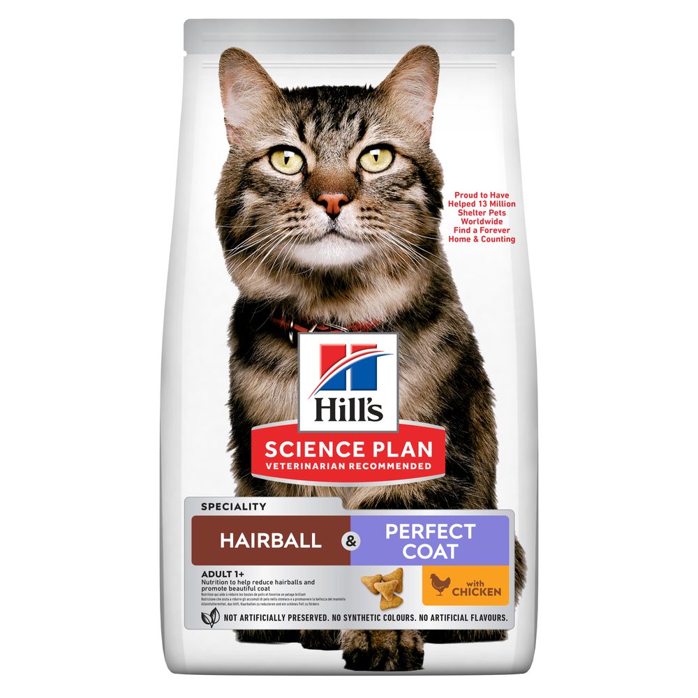 Hill's Science Plan Adult Hairball & Perfect Coat Huhn - 1,5 kg von Hill's Science Plan